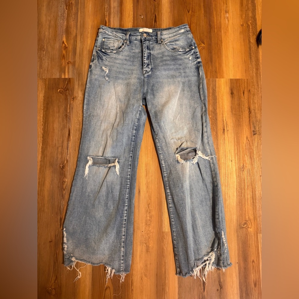 Petra Fashions Distressed Blue Jeans